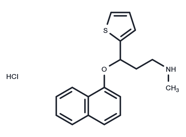 (±)-Duloxetine hydrochloride Chemical Structure