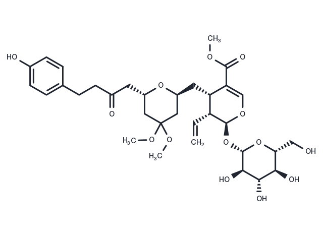 Hydrangenoside A dimethyl acetal Chemical Structure