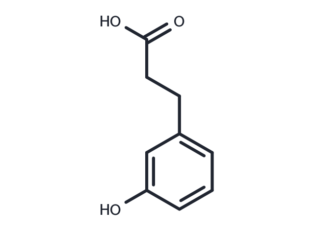 TargetMol Chemical Structure 3-(3-Hydroxyphenyl)propionic Acid