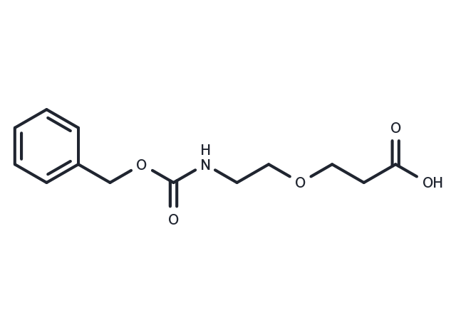 TargetMol Chemical Structure Cbz-NH-PEG1-CH2CH2COOH