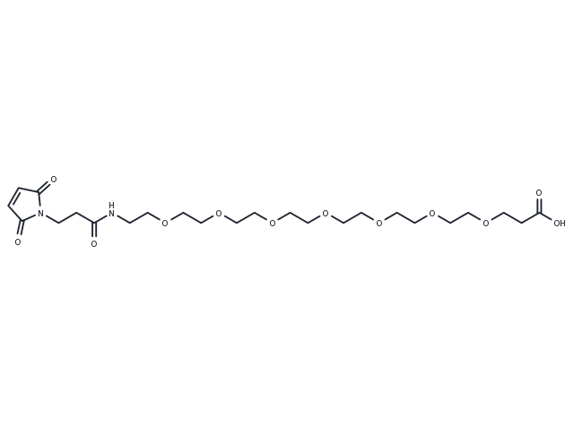 TargetMol Chemical Structure Mal-amido-PEG7-acid
