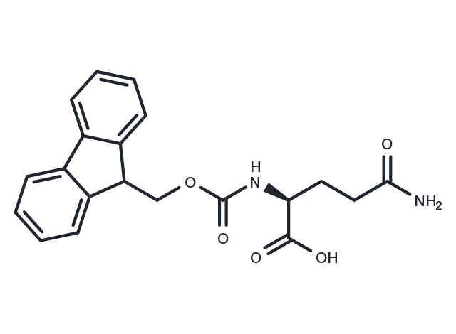 Nalpha-Fmoc-L-Glutamine Chemical Structure