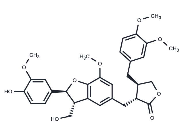 Lappaol B Chemical Structure
