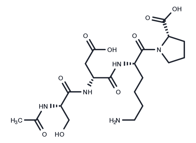 TargetMol Chemical Structure N-Acetyl-Ser-Asp-Lys-Pro