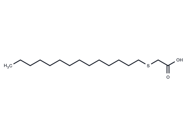 TargetMol Chemical Structure Tetradecylthioacetic acid