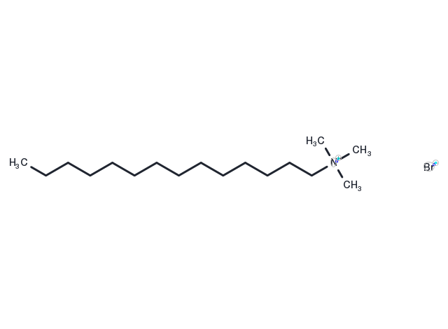 TargetMol Chemical Structure Tetradecyltrimethylammonium bromide