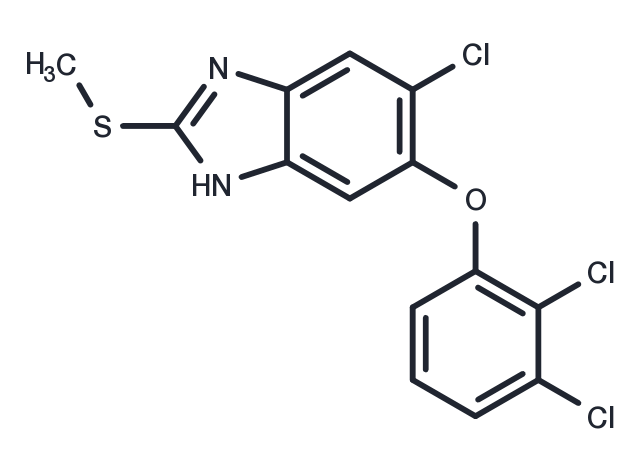 TargetMol Chemical Structure Triclabendazole