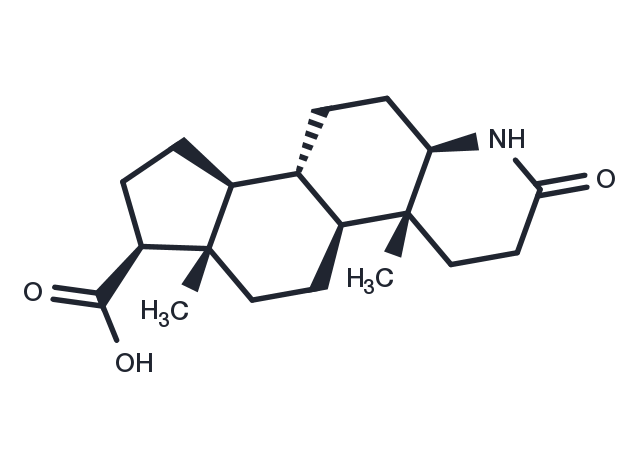 (4aR,4bS,6aS,7S,9aS,9bS,11aR)-4a,6a-Dimethyl-2-oxohexadecahydro-1H-indeno[5,4-f]quinoline-7-carboxylic acid Chemical Structure