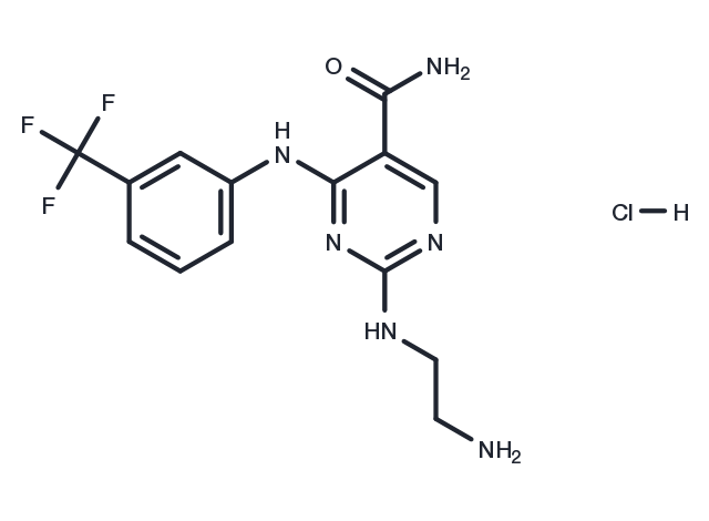 Syk Inhibitor II hydrochloride Chemical Structure