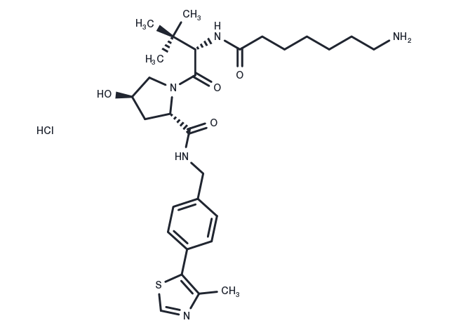 (S,R,S)-AHPC-C6-NH2 hydrochloride Chemical Structure