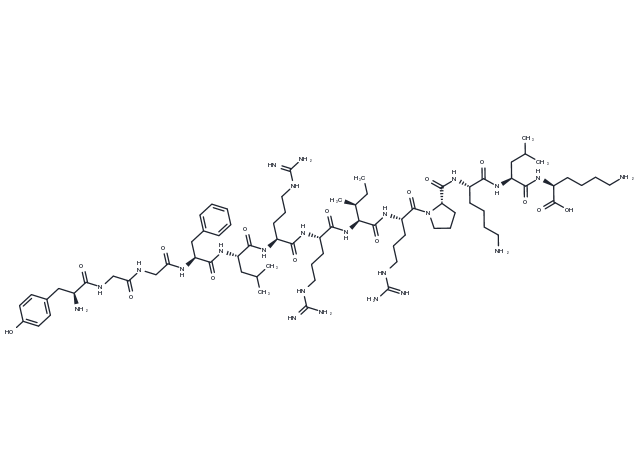 Porcine dynorphin A(1-13) Chemical Structure