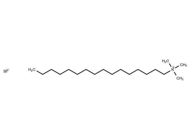 TargetMol Chemical Structure Cetrimonium bromide