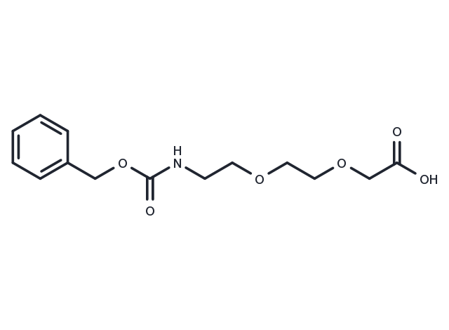 Cbz-NH-PEG2-CH2COOH Chemical Structure