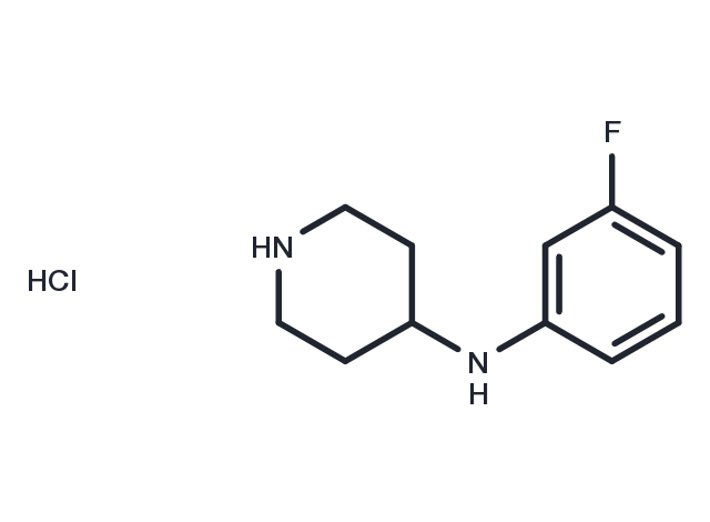 N-(3-Fluorophenyl)piperidin-4-amine hydrochloride Chemical Structure