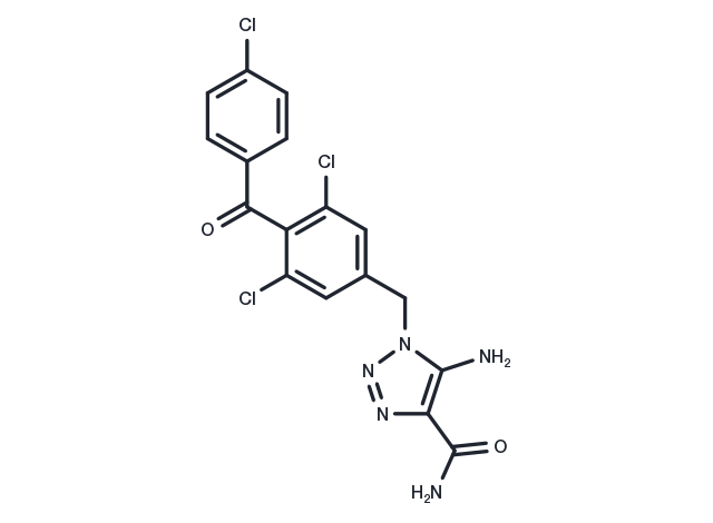 TargetMol Chemical Structure Carboxyamidotriazole
