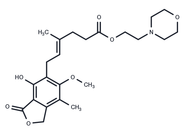 TargetMol Chemical Structure Mycophenolate Mofetil