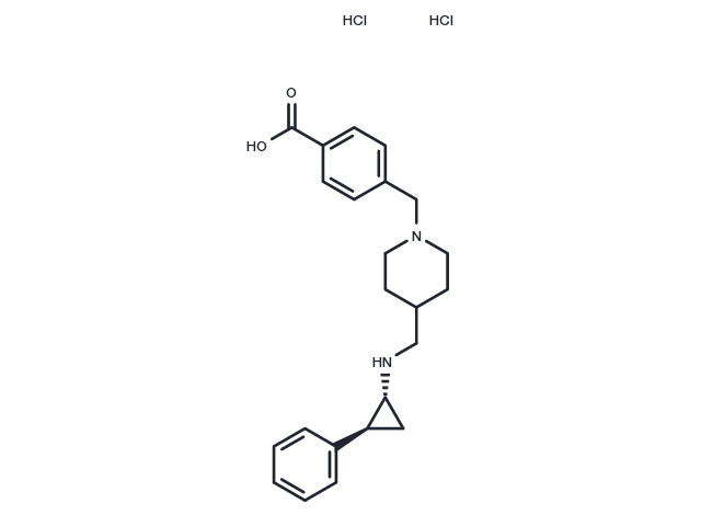 GSK2879552 2HCl (1401966-69-5(free base)) Chemical Structure