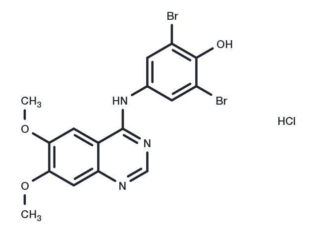 TargetMol Chemical Structure WHI-P97 HCl 211555-05-4(free base)