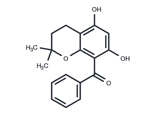 TargetMol Chemical Structure 8-Benzoyl-5,7-dihydroxy-2,2-dimethylchromane