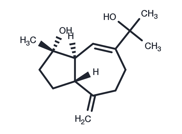 4β,12-Dihydroxyguaian-6,10-diene Chemical Structure