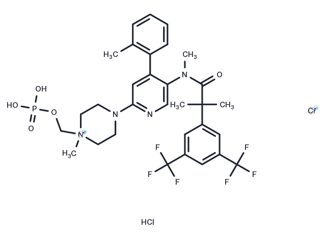 Fosnetupitant chloride monohydrochloride Chemical Structure