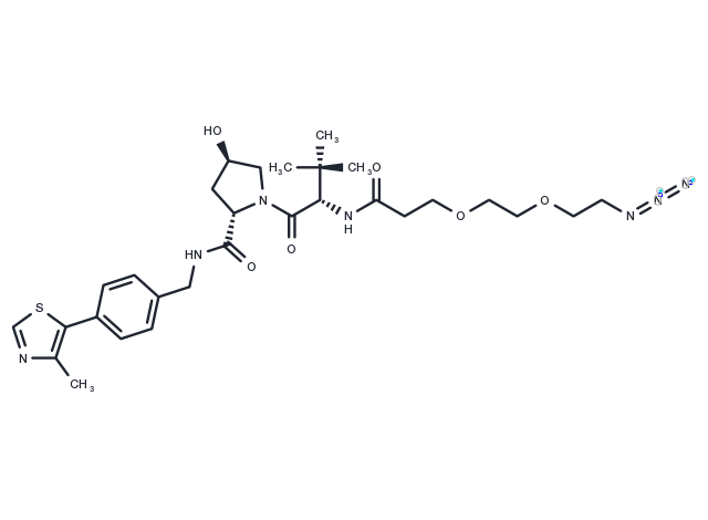 Azido-PEG2-VHL Chemical Structure