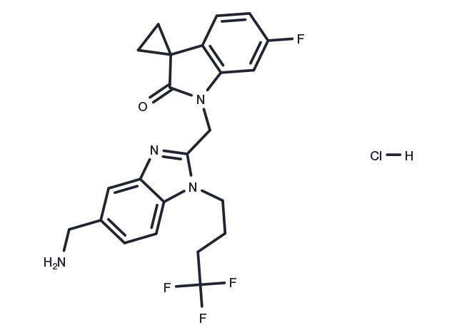 TargetMol Chemical Structure Sisunatovir hydrochloride