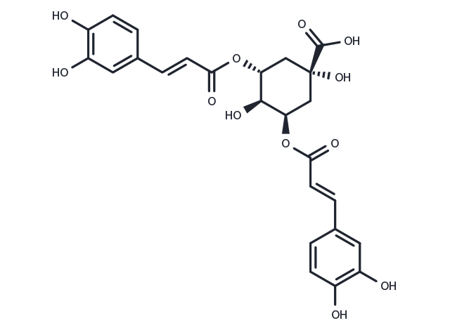 TargetMol Chemical Structure 3,5-Dicaffeoyl-epi-quinic acid