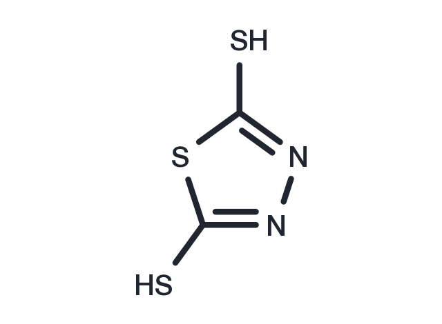 2,5-Dimercapto-1,3,4-thiadiazole Chemical Structure