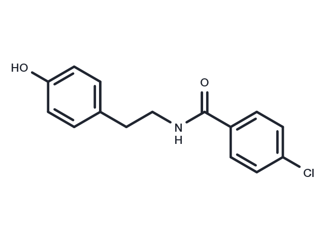 4-Chloro-N-(4-hydroxyphenethyl)benzamide Chemical Structure