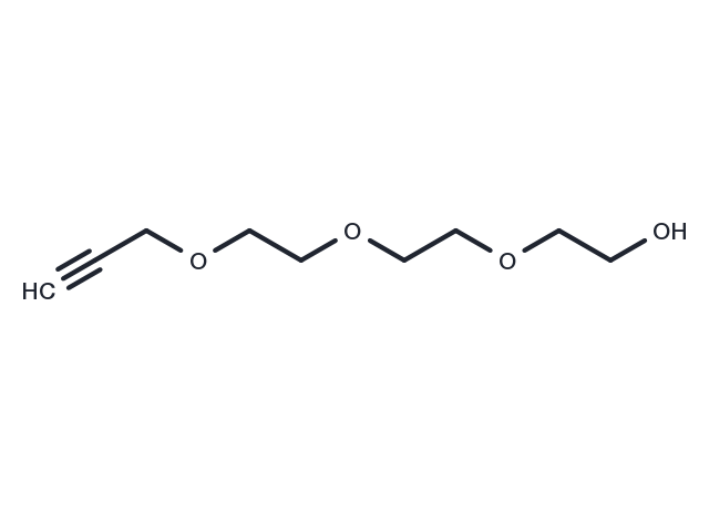Propargyl-PEG3-alcohol Chemical Structure