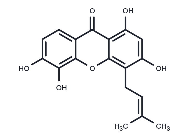 Ugaxanthone Chemical Structure