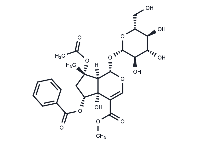TargetMol Chemical Structure 6-O-Benzoylphlorigidoside B