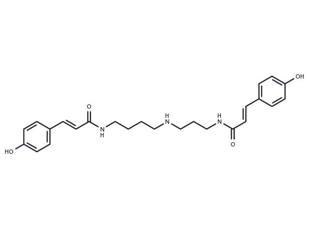 N1,N10-Bis(p-coumaroyl)spermidine Chemical Structure