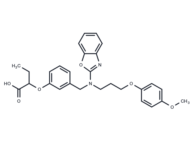 Pemafibrate (racemate) Chemical Structure