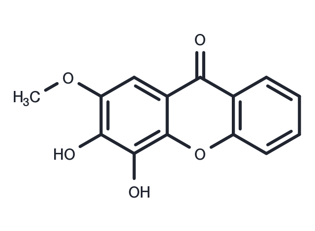 TargetMol Chemical Structure 3,4-Dihydroxy-2-methoxyxanthone