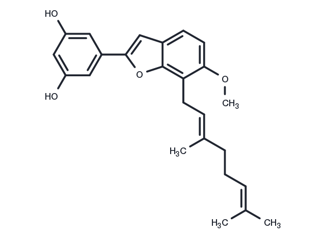Mulberrofuran B Chemical Structure