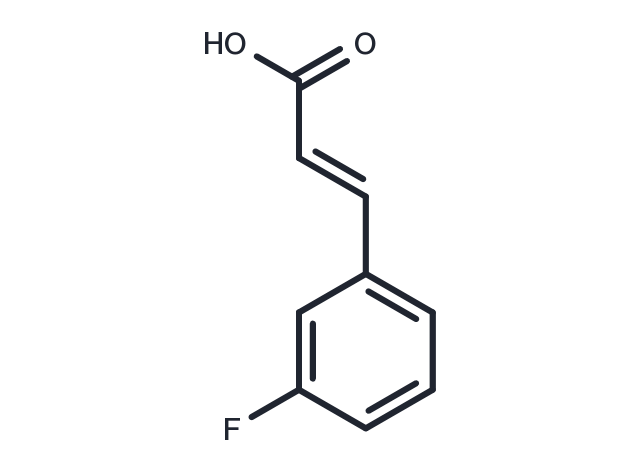 m-Fluorocinnamic acid Chemical Structure