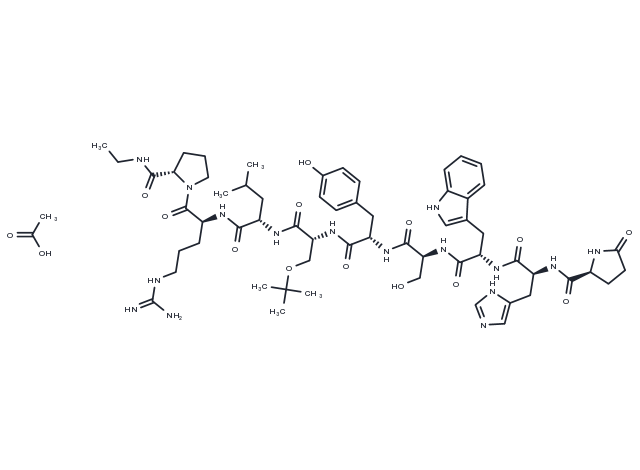 TargetMol Chemical Structure Buserelin Acetate (57982-77-1 free base)