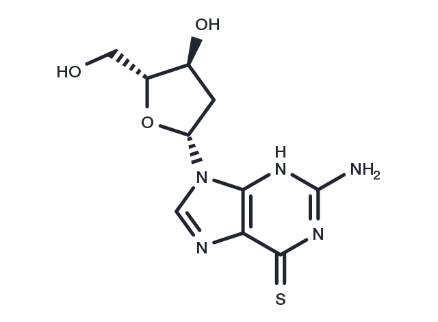 TargetMol Chemical Structure 6-Thio-2'-Deoxyguanosine