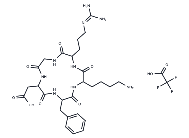 TargetMol Chemical Structure Cyclo(-RGDfK) TFA