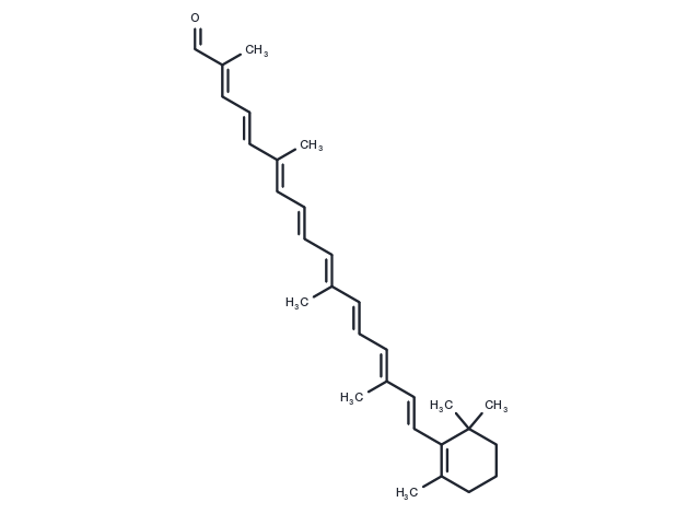 TargetMol Chemical Structure β-​Apo-​8'-​carotenal