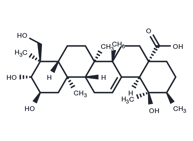 19α-Hydroxyasiatic acid Chemical Structure