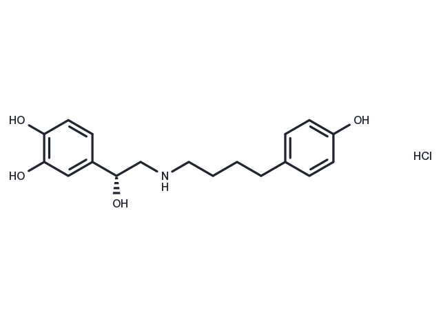 Arbutamine hydrochloride Chemical Structure