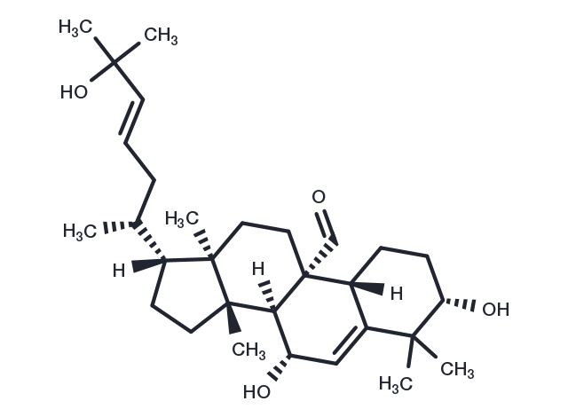 TargetMol Chemical Structure 3,7,25-Trihydroxycucurbita-5,23-dien-19-al