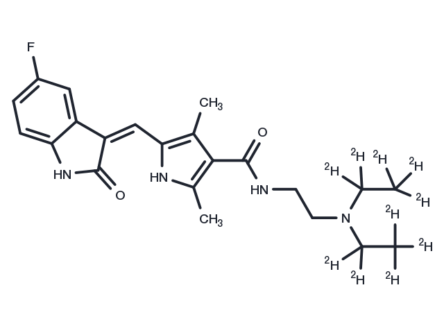 TargetMol Chemical Structure Sunitinib-d10