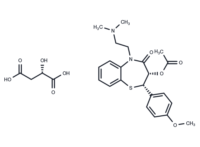 Diltiazem malate Chemical Structure