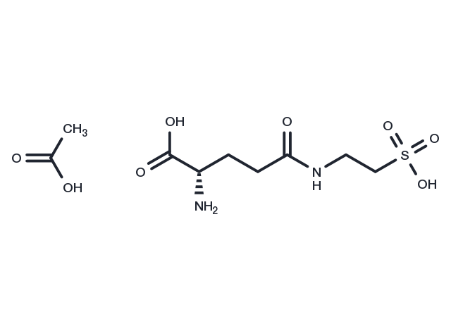 Glutaurine aceate Chemical Structure
