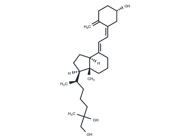 25,26-Dihydroxyvitamin D3 Chemical Structure