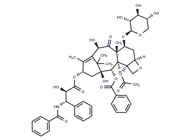 10-Deacetyl-7-xylosyl paclitaxel Chemical Structure